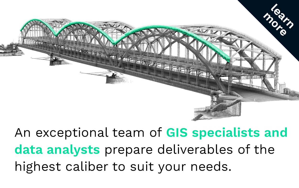 An exceptional team of GIS specialists and data analysts prepare deliverables of the highest caliber to suit your needs.